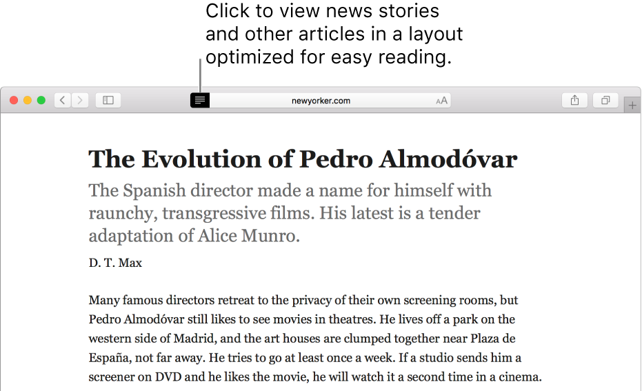 An article in Reader, with all ads and navigation stripped away.