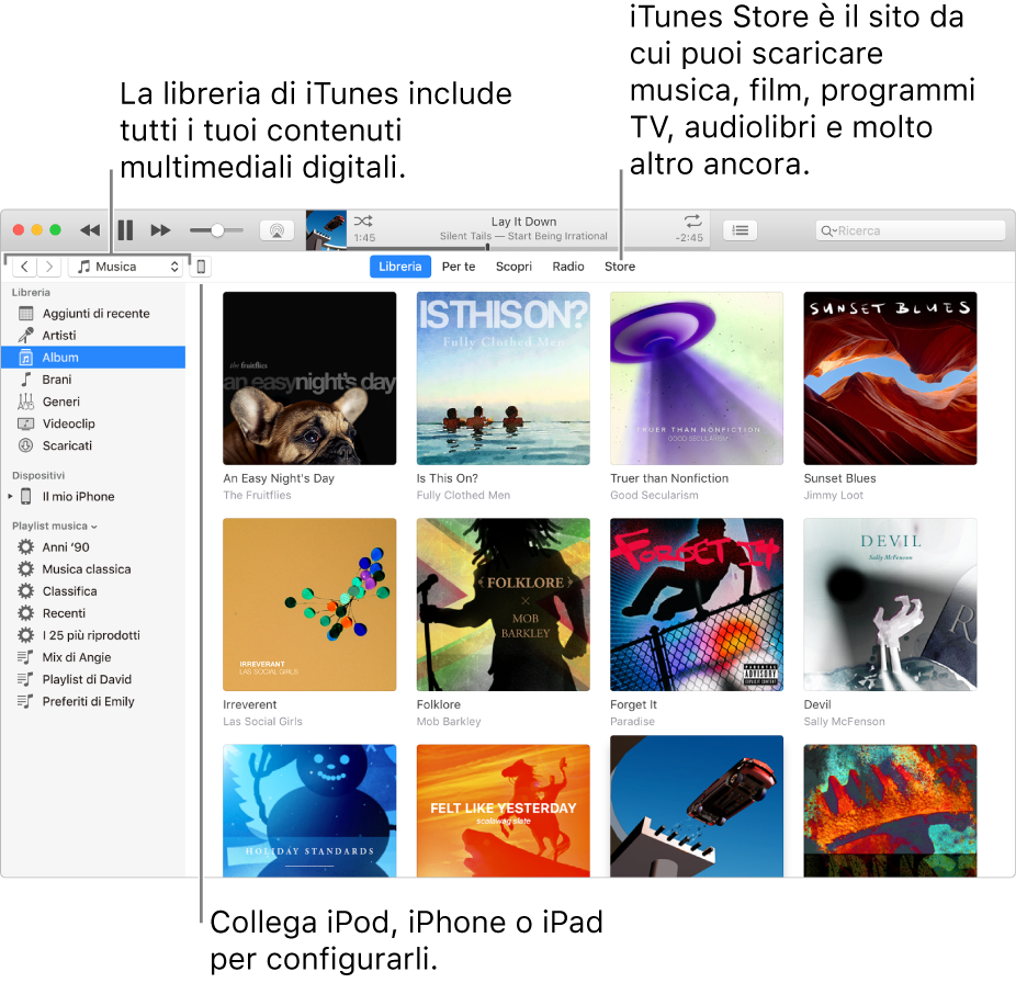 BRANI ACQUISTATI SU ITUNES SCARICARE