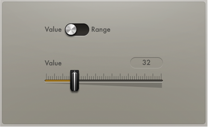 Abbildung. Parameter „Add/Scale“ im Velocity Processor