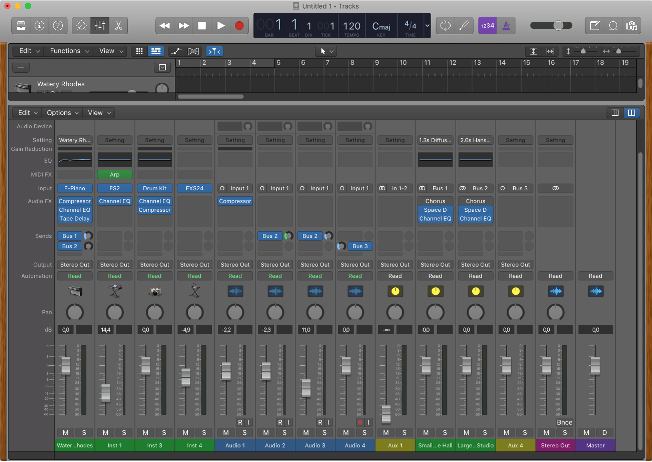 mixing vocals in logic pro x