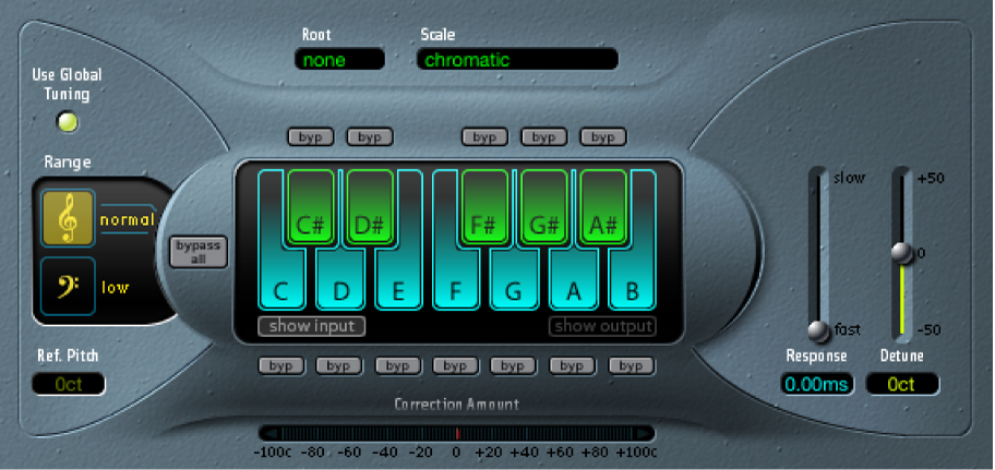 low latency pitch correction logic pro x