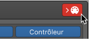 Figure. Activation du bouton MIDI In dans la fenêtre de l’éditeur SysEx Fader.