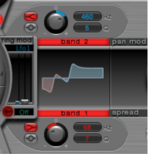 図。TR-909のEQ設定。