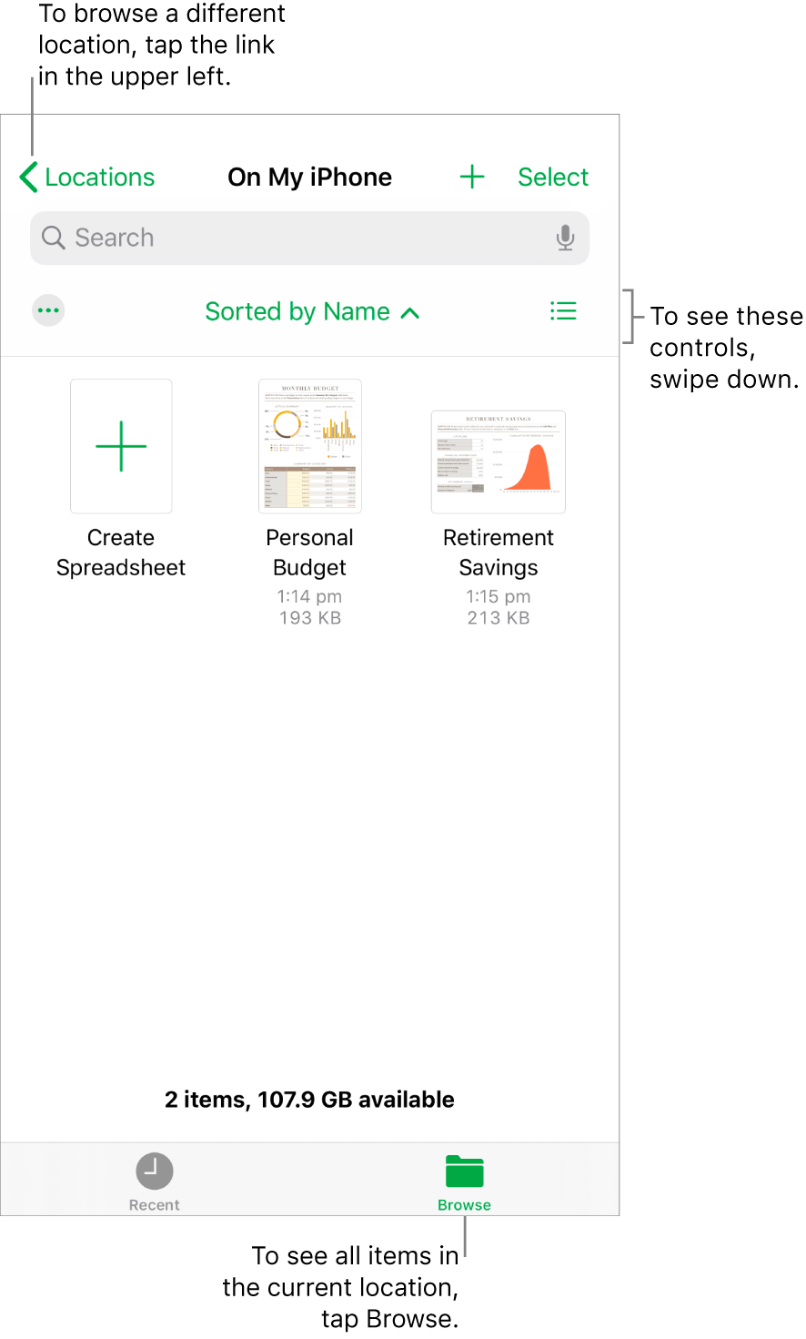 The spreadsheet manager for iPhone.