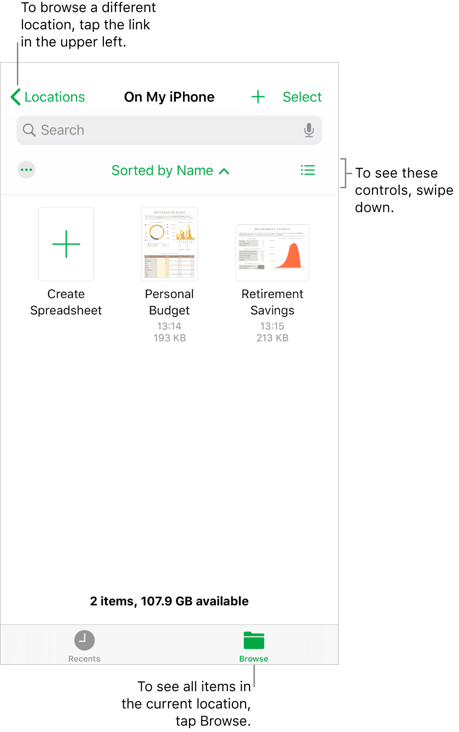 The spreadsheet manager for iPhone.