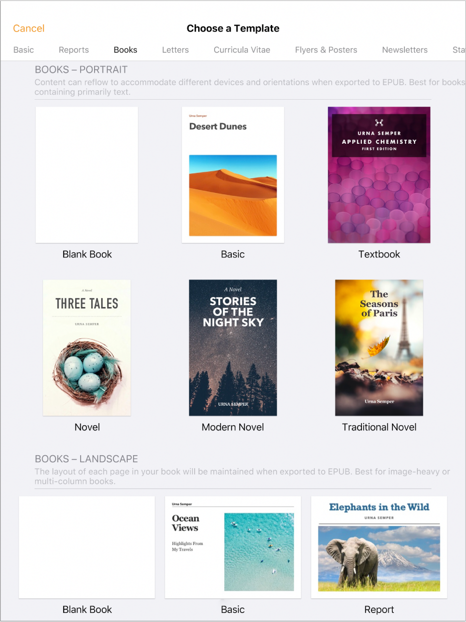 Intro to creating a book in Pages on iPad Apple Support