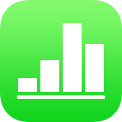 Numbers voor iCloud app-symbool.