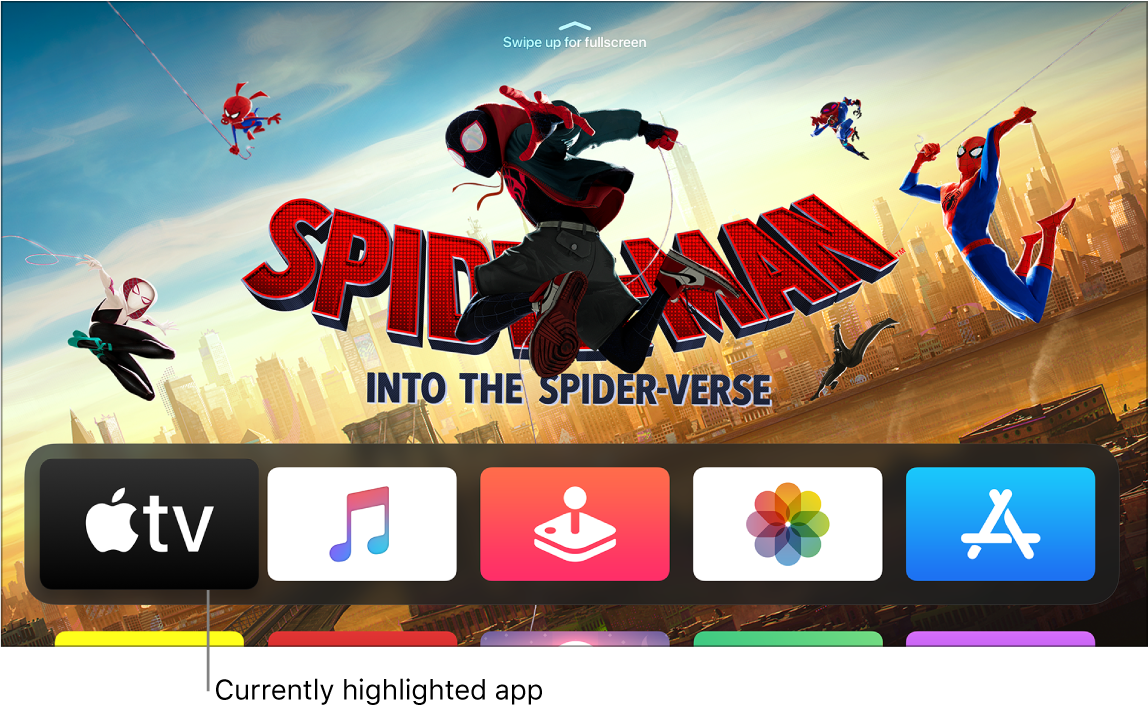 Apple TV Home screen