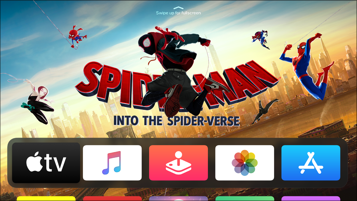 Apple TV app on home screen