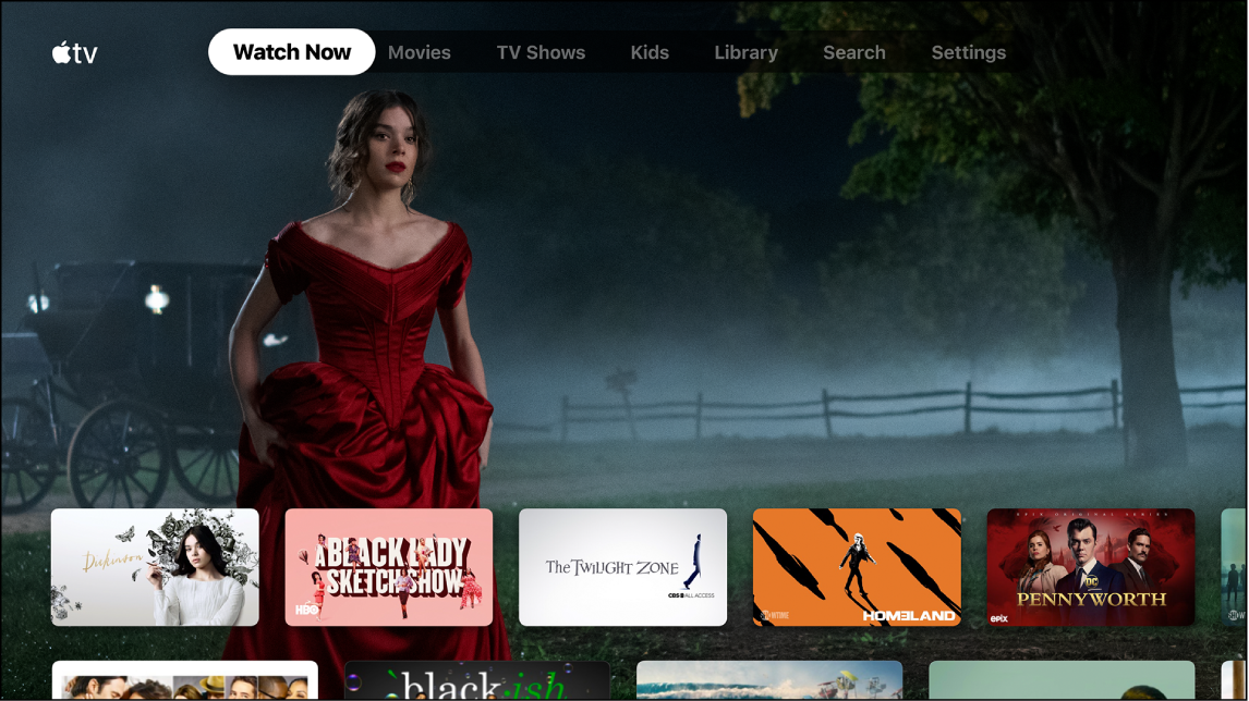 Pantalla en la que se muestra “Ver ahora”.