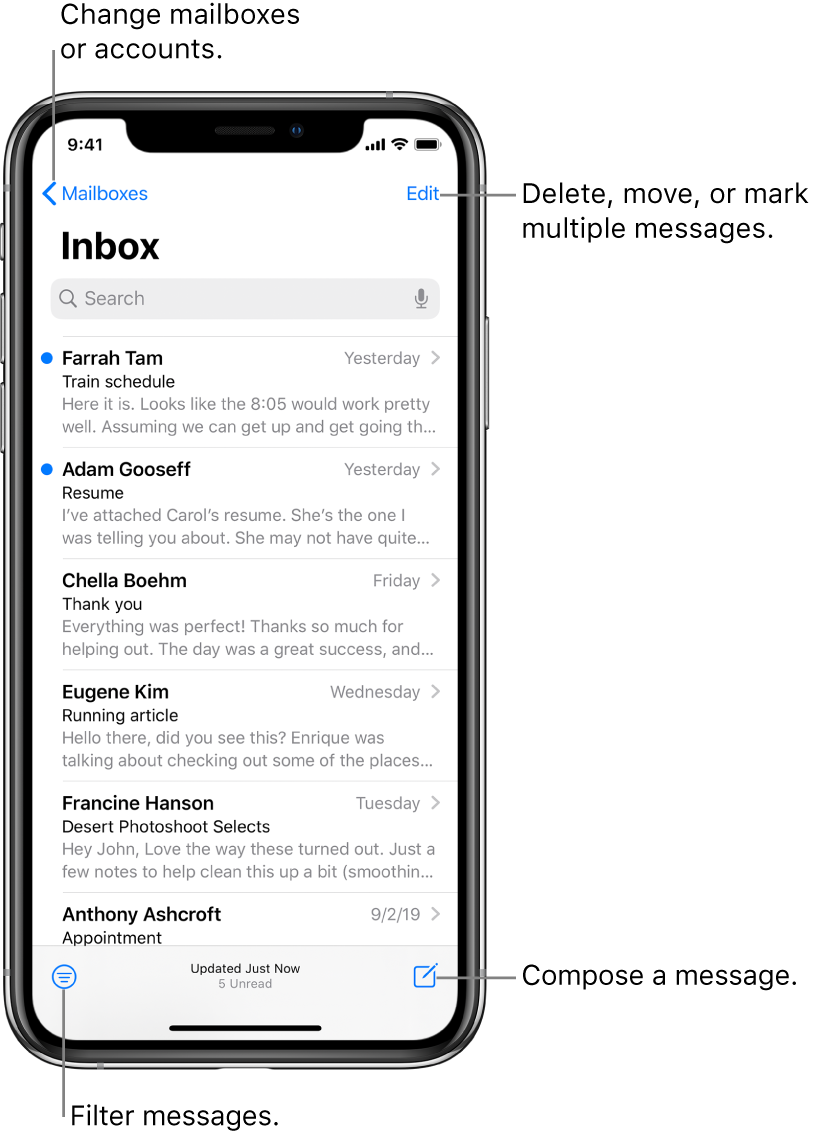 best email for mac and iphone