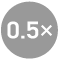 nút 0,5x