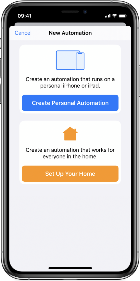 New automation when automation already exists in the Shortcuts app.