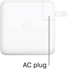 The 61W or 96WUSB-C Power Adapter.