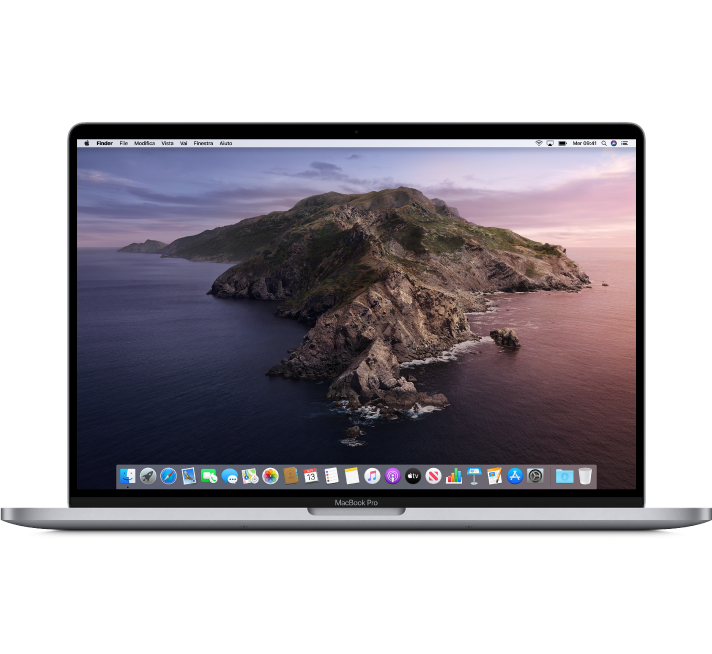 Un computer MacBook Pro da 16 pollici.