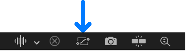 Botón “Ajustar curvas a ventana” en el editor de fotogramas clave