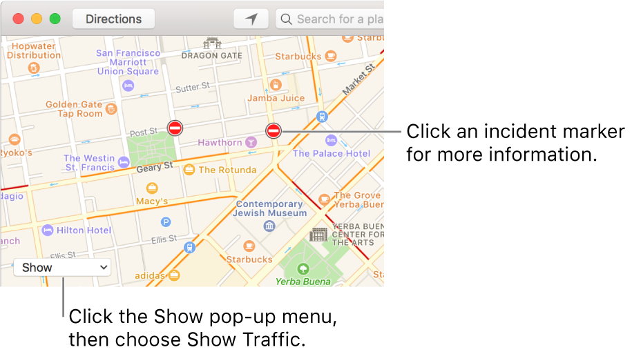 Show Traffic Conditions In Maps On Mac Apple Tugi