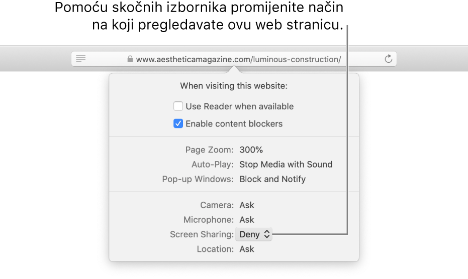 pretraživanja na web stranicama