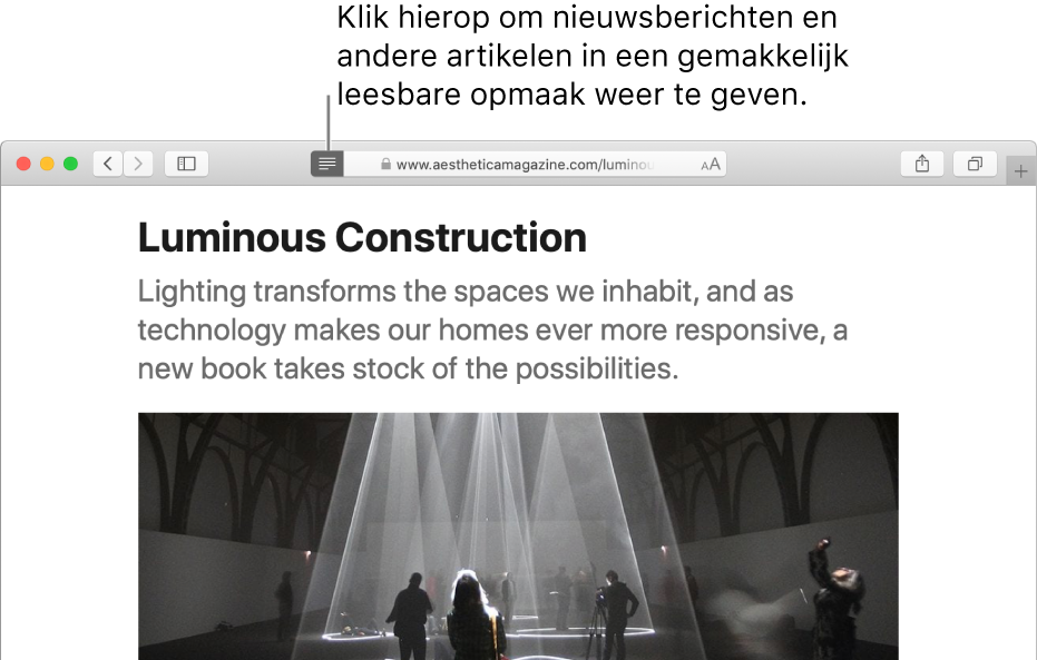 Een artikel in de Reader, zonder advertenties en navigatie.