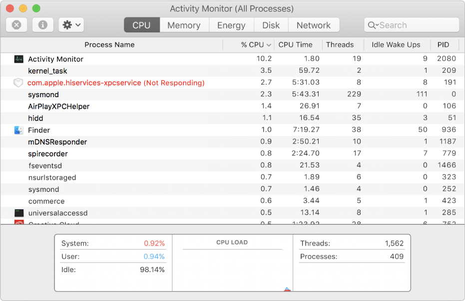 where can i find activity monitor on mac
