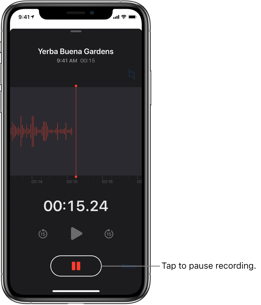 Make a recording in Voice Memos on iPhone - Apple Support