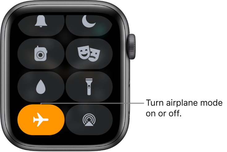 apple watch series 4 control center