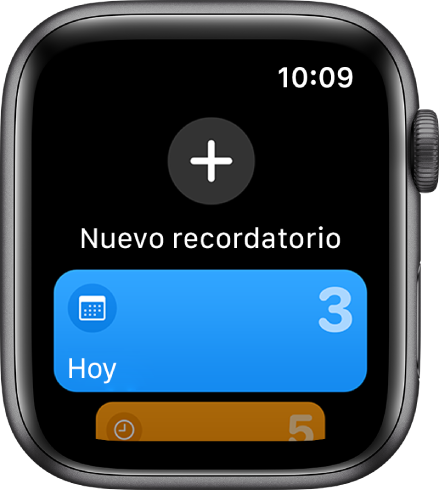 La app Recordatorios.