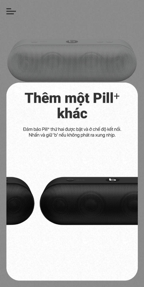 Màn hình “Chọn một Pill+ khác”