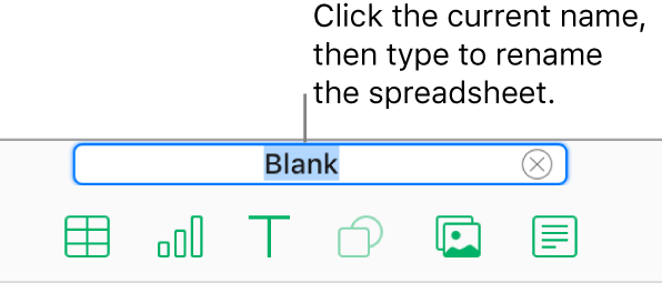 The default spreadsheet name at the top of the Tools pop-up menu.