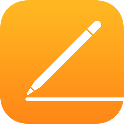 O ícone da app do Pages para iCloud.