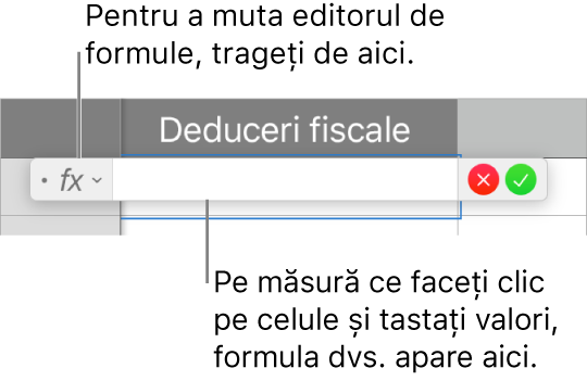 Editorul de formule.