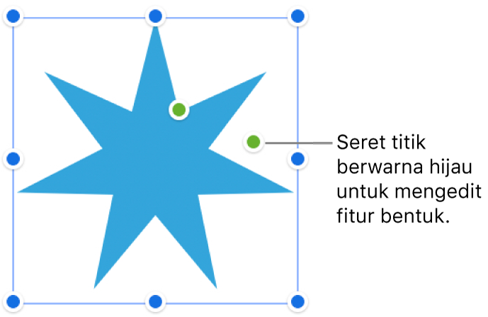 Bentuk dengan pengendali pilihan.