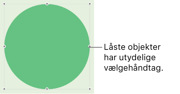 Et låst objekt med utydelige vælgehåndtag.