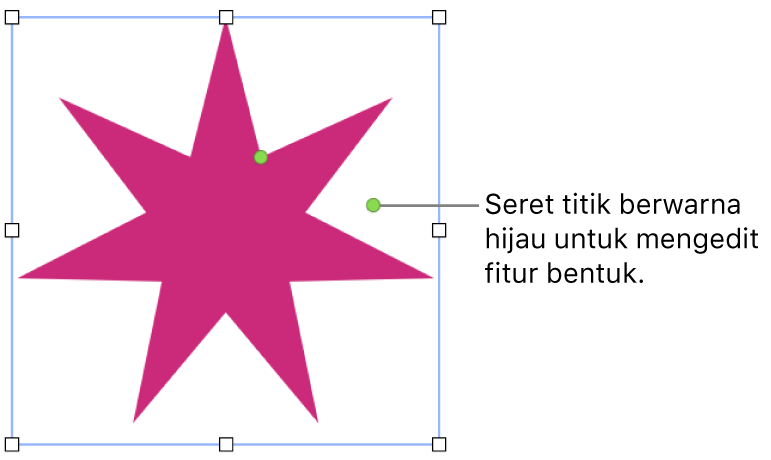 Bentuk dengan pengendali pilihan.