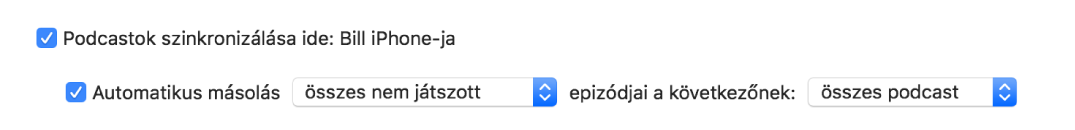 Csatlakoztassa a szinkronizálást
