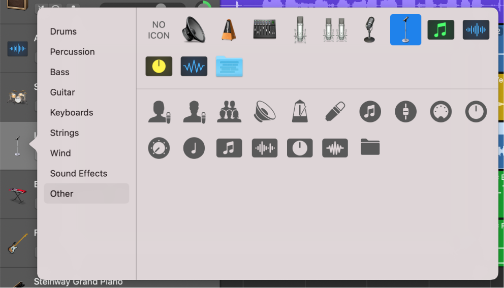 Označenie ikony stopy z menu skratiek Ikona.