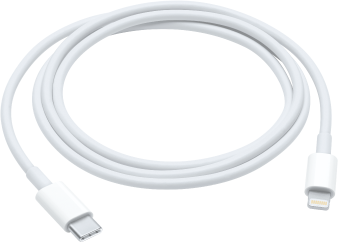 Das USB-C-auf-Lightning-Kabel