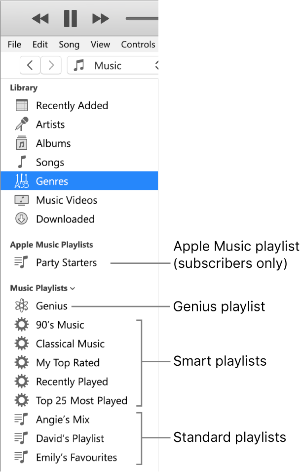 Intro to playlists in iTunes on PC Apple Support