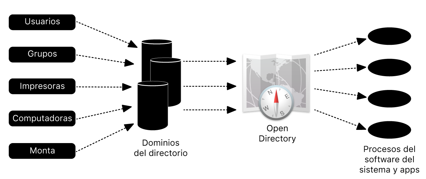 Ejemplo de una estructura de directorio