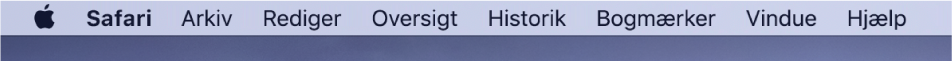 Programmenuer.