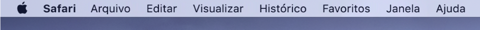 Menus de apps.