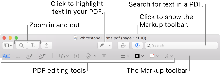 Annotate A Pdf In Preview On Mac Apple Support