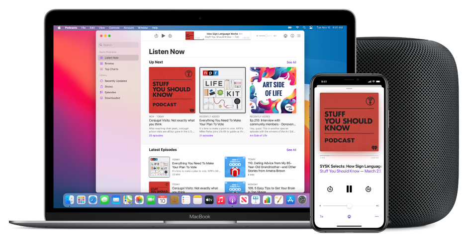 download podcasts on mac
