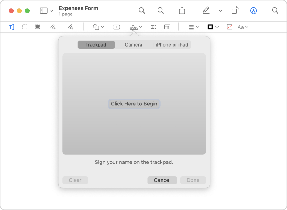 preview app for mac signature not working