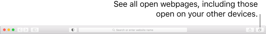 The toolbar, showing the Show All Tabs button.