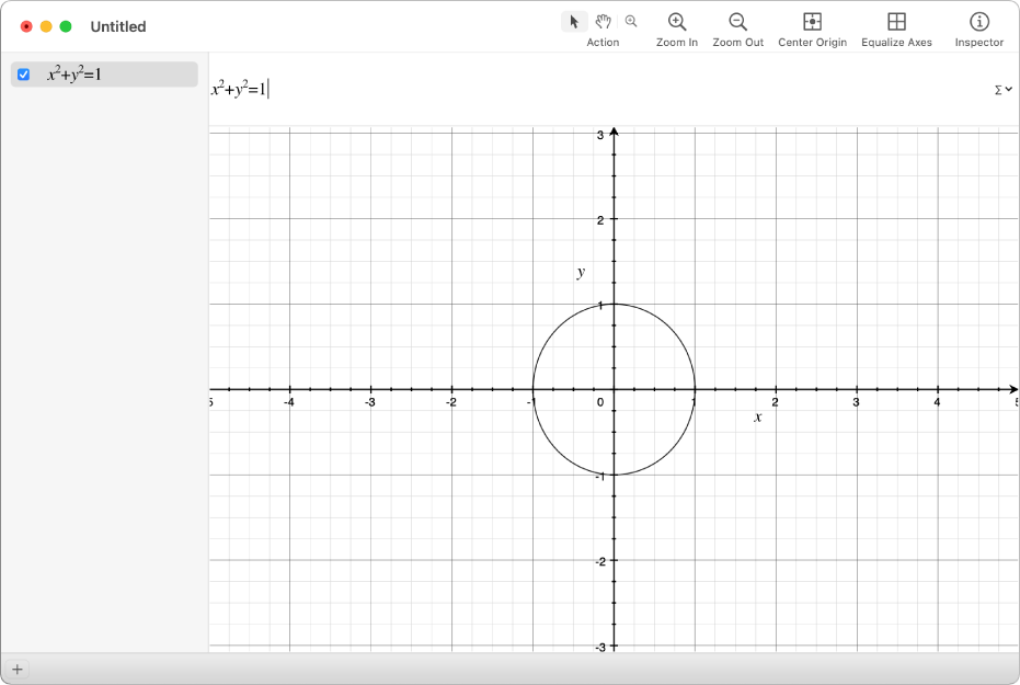 Gleichung und Graph eines Kreises