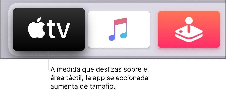 App seleccionada en la pantalla de inicio