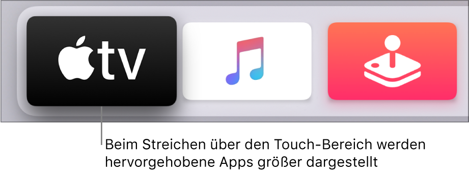 Ausgewählte App auf dem Home-Bildschirm