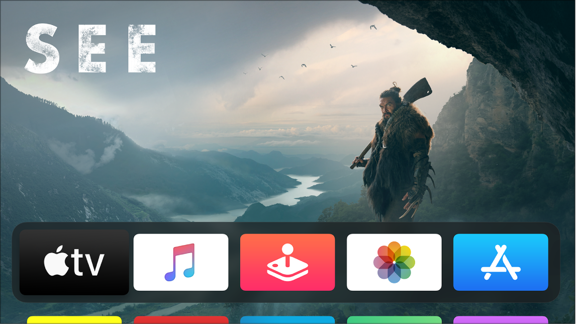 Apple TV app on home screen