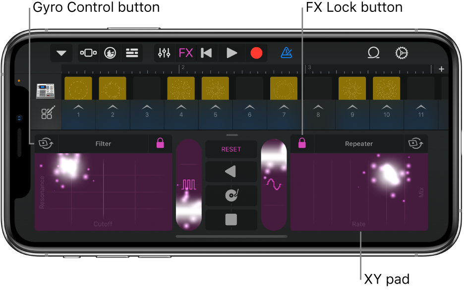 how to make a beat on garageband iphone